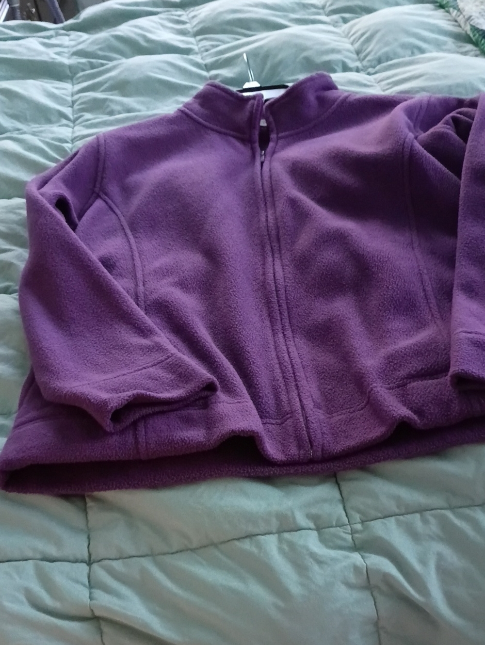 Women’s Purple Fleece Full-Zip Jacket EWM